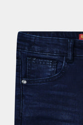 Boys Blue Slim Fit Pants